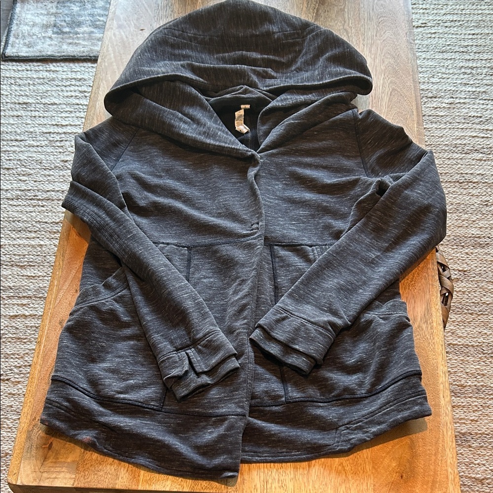 lululemon athletica Gray Hooded Jacket